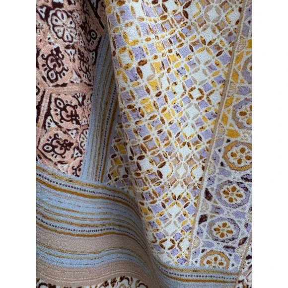 Savanna Jane Boho-Chic V Neck Embroidered T-Shirt Dress 100% Rayon Size S - Picture 16 of 16